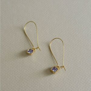 Gemstone Drop Earrings R909